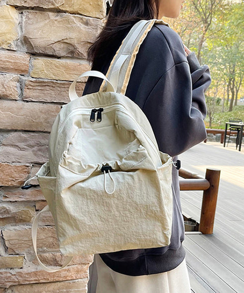 リュックサック レディース ナイロン無地 デイパック 内ポケット付き 軽い 通勤通学 カジュアル ユニセックス 背負いカバン 修学旅行 a4 アウトドア 99MHXB-001